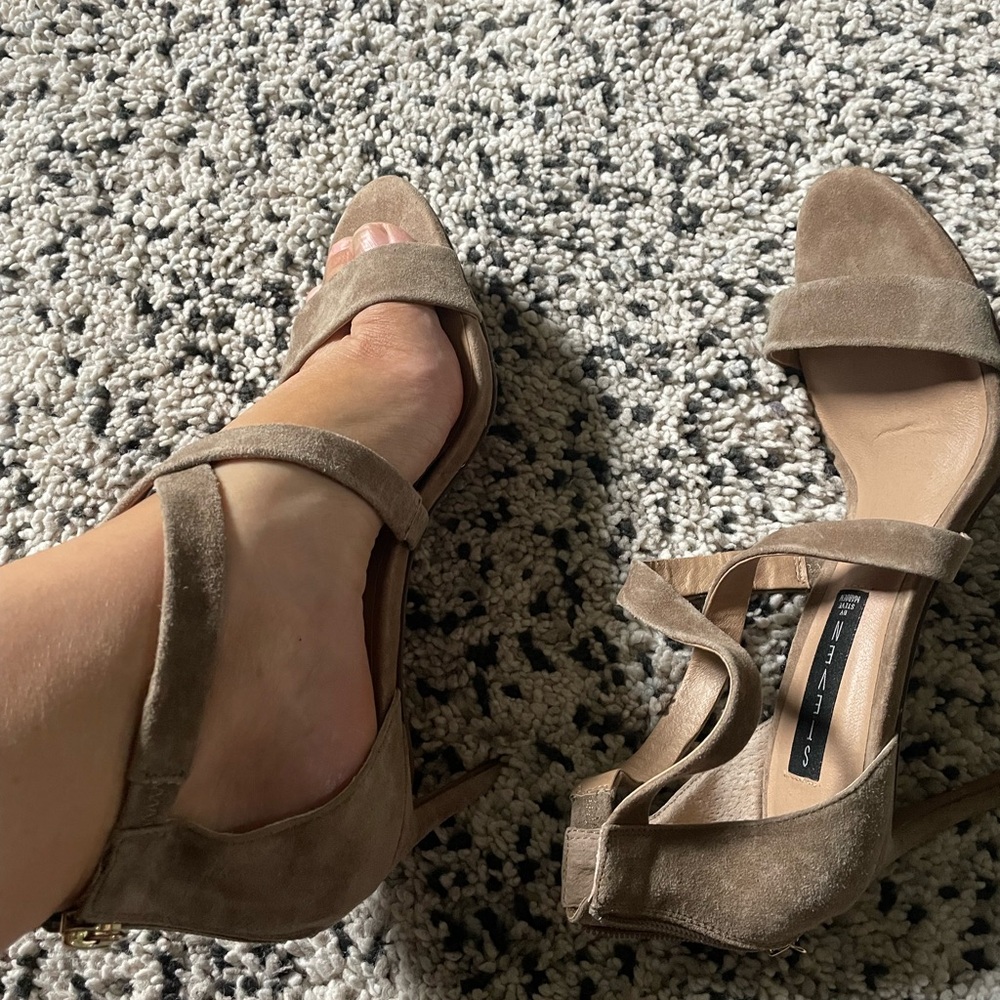Steve Madden 3 inch heels. Gorgeous strappy shoes.